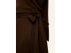Josh V YAMICIA wrap maxi skirt in satin look 987 brown