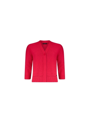 Sarto Fashion Cardigan v-neck r255 deep red