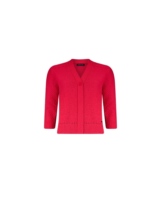 Sarto Fashion Cardigan v-neck r255 deep red