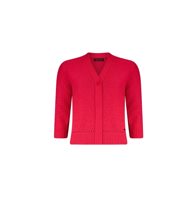 Sarto Fashion Cardigan v-neck r255 deep red