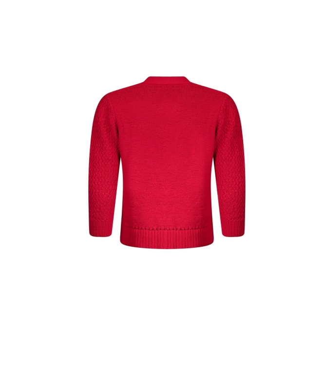 Sarto Fashion Cardigan v-neck r255 deep red