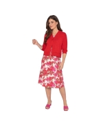 Sarto Fashion Cardigan v-neck r255 deep red