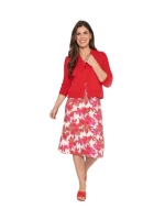 Sarto Fashion Cardigan v-neck r255 deep red