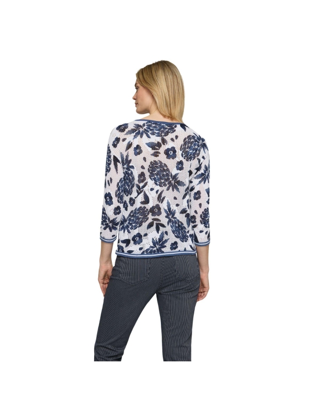 Rabe PULLOVER 6374 Pazifik