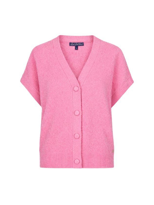 Red Button  Lesley Popcorn  42 Pink