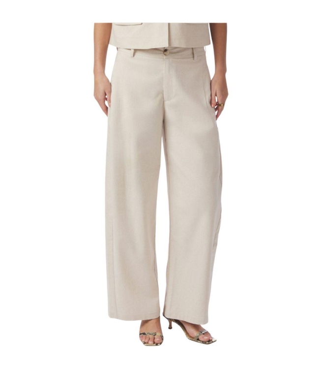 Neo Noir Essiall Linen Pants Creme