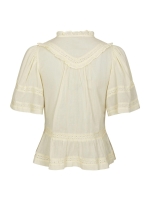 Neo Noir Evienne S Voile Top Butter Yellow