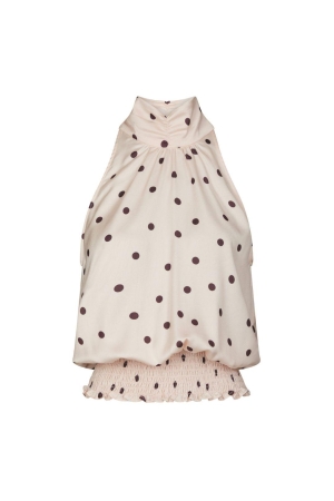 Neo Noir Jos Big Dot Top Light pink