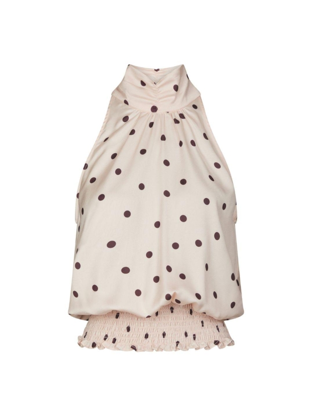 Neo Noir Jos Big Dot Top Light pink