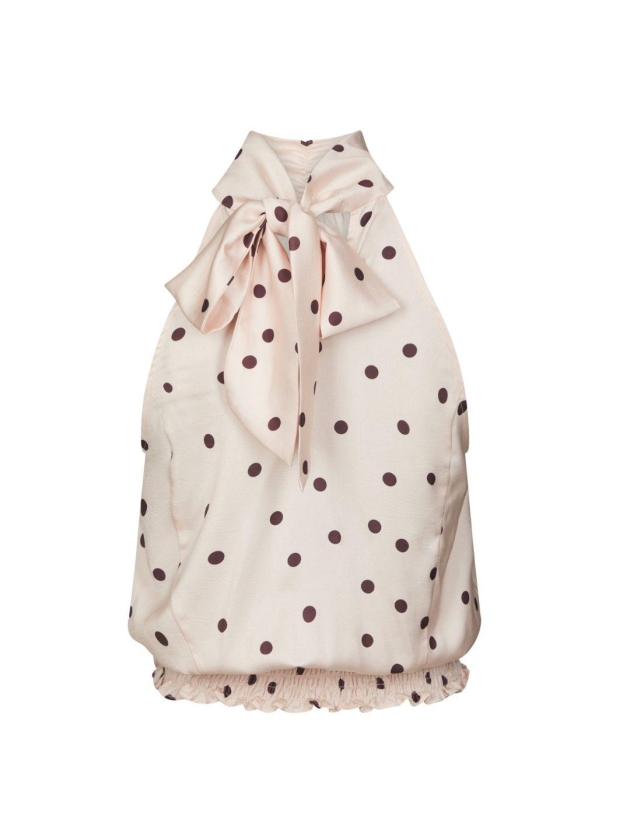Neo Noir Jos Big Dot Top Light pink