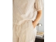 Neo Noir Heifa Linen Stripe Pants Sand