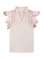 Neo Noir Stella Heavy Sateen Blouse Light pink