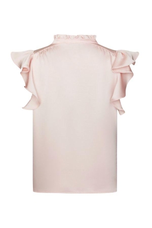 Neo Noir Stella Heavy Sateen Blouse Light pink