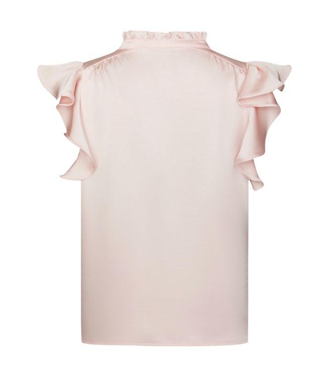 Neo Noir Stella Heavy Sateen Blouse Light pink