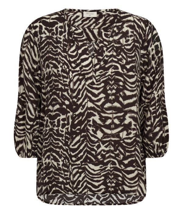 Freequent FQMALENE-BLOUSE Moonbeam w. Mole