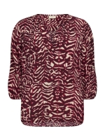 Freequent FQMALENE-BLOUSE Moonbeam w. Port Royale