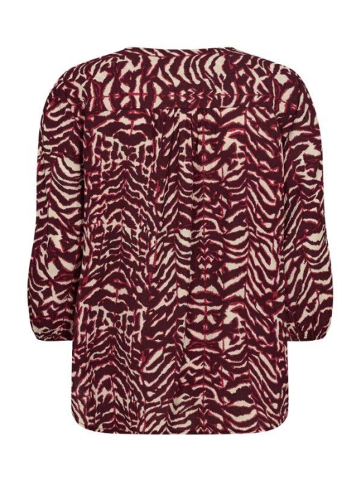Freequent FQMALENE-BLOUSE Moonbeam w. Port Royale