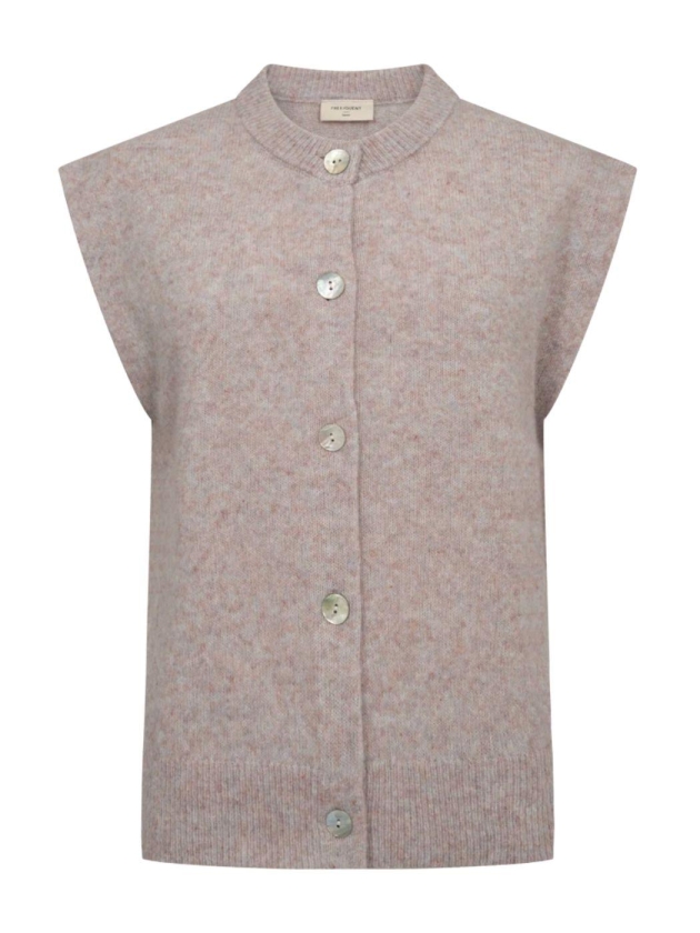 Freequent FQALPA-VEST Pale Mauve Melange