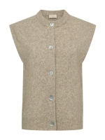Freequent FQALPA-VEST Silver Mink Melange