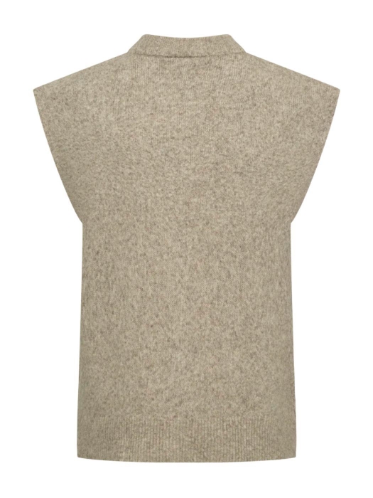 Freequent FQALPA-VEST Silver Mink Melange