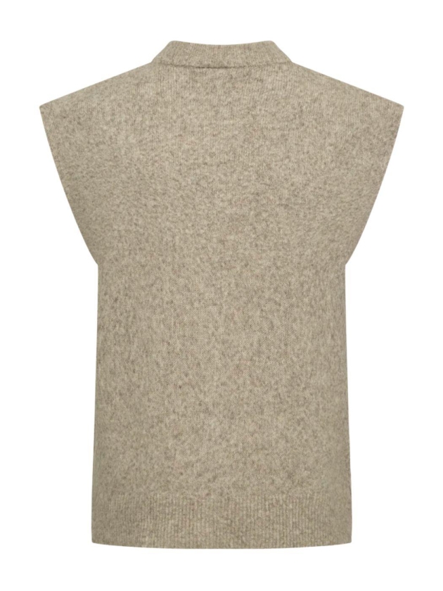 Freequent FQALPA-VEST Silver Mink Melange
