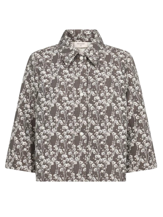 Freequent FQFALLY-JACKET Mole w. Star Off-white