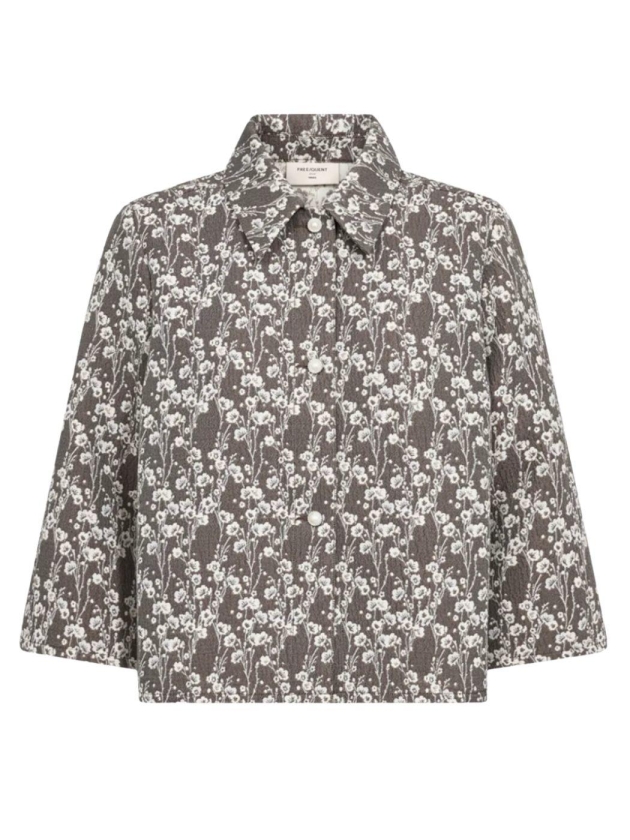 Freequent FQFALLY-JACKET Mole w. Star Off-white
