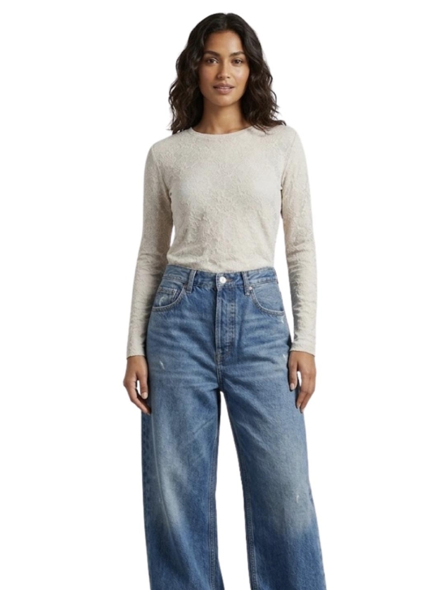 Freequent FQESVIA-BLOUSE Moonbeam