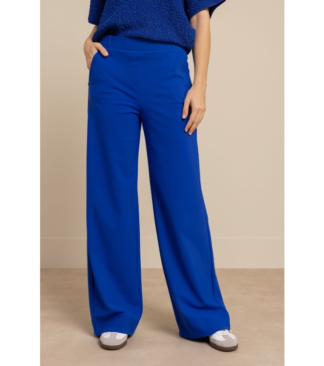 Studio Anneloes Lexie bonded trousers 7301 electric blue