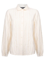 Tramontana Textured Stripe Blouse 001350 Snow