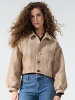 Tramontana Sequin Jacquard Jacket 008111 Winter gold melange