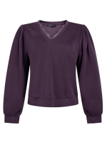 Tramontana Jumper Lace Detail 004840 Aubergine noir