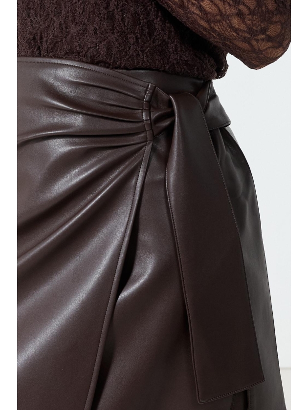 Tramontana PU Skirt 002653 Cafe noir 
