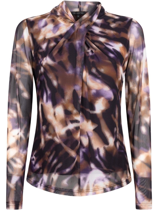 Tramontana Top Winter Eclipse 099989 Print purples