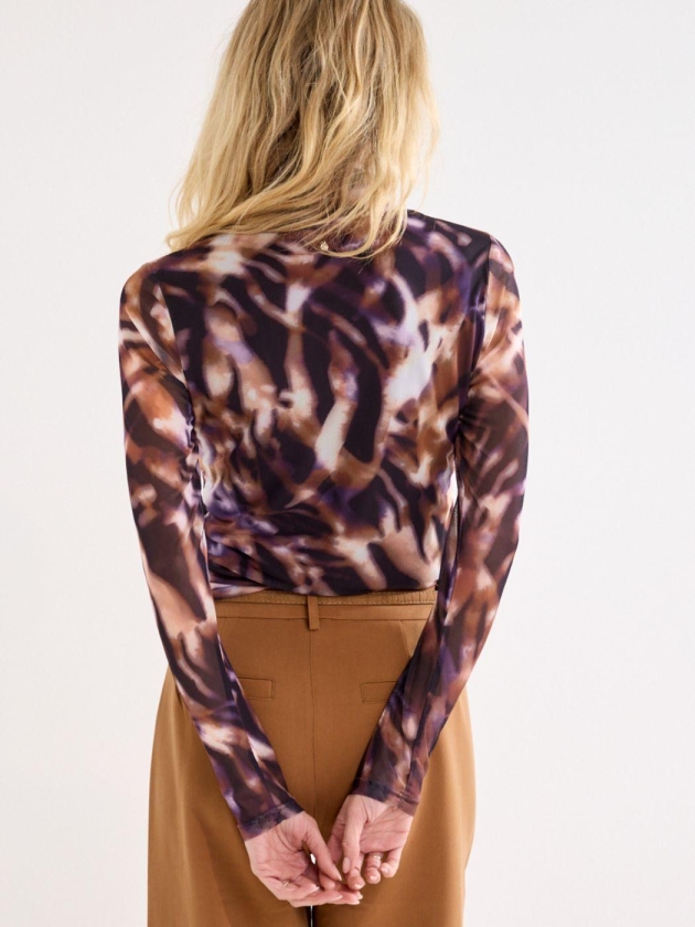 Tramontana Top Winter Eclipse 099989 Print purples