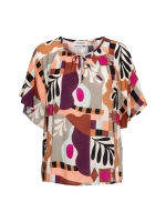 Co Woman AXELLE ART LEAF 63085 lp-plum multi
