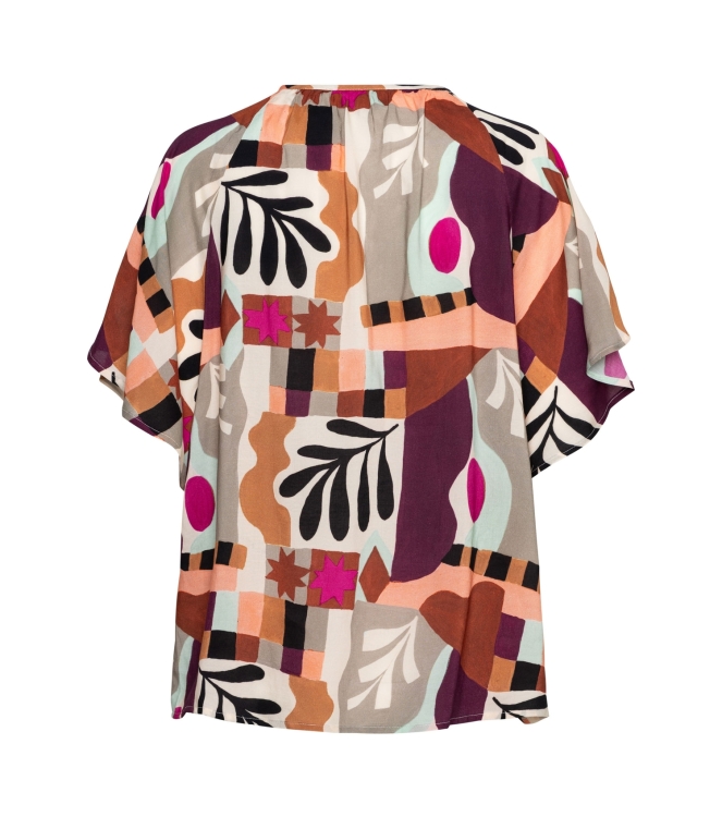 Co Woman AXELLE ART LEAF 63085 lp-plum multi