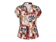 Co Woman VALETTA ART LEAF 63085 lp-plum multi