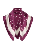 Co Woman DOT SCARF 63085 lp-plum multi