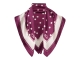 Co Woman DOT SCARF 63085 lp-plum multi