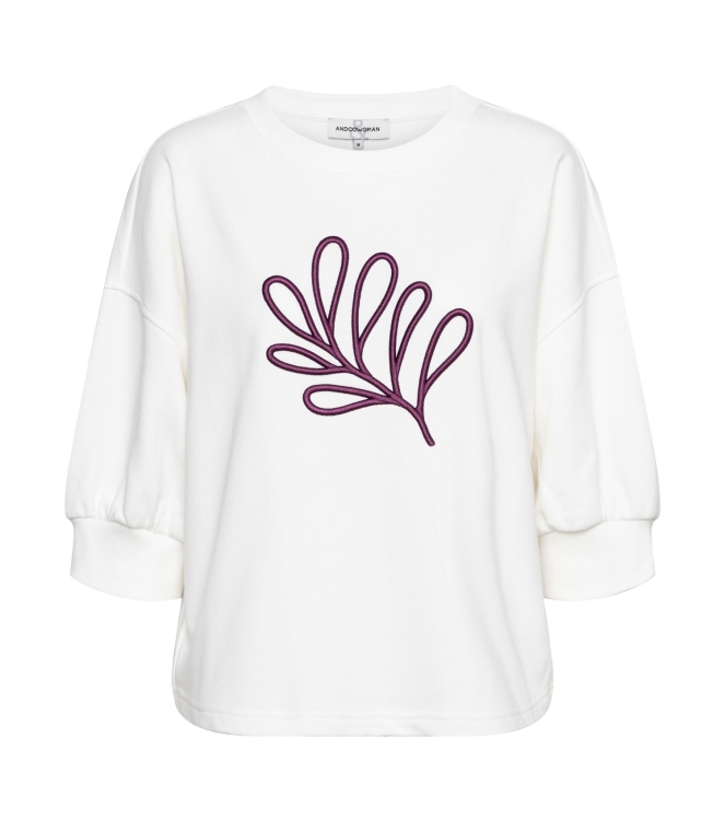 Co Woman LEAF 63020 h-off white