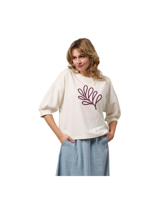 Co Woman LEAF 63020 h-off white