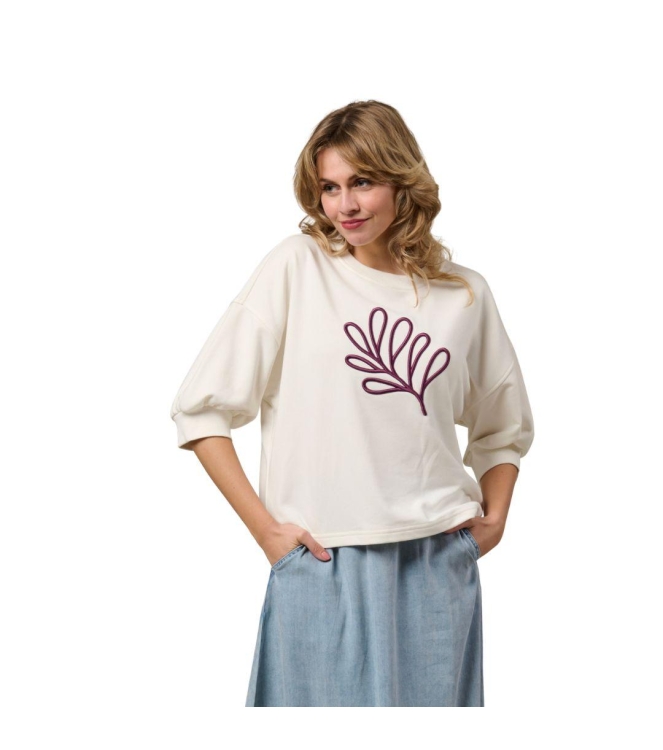 Co Woman LEAF 63020 h-off white