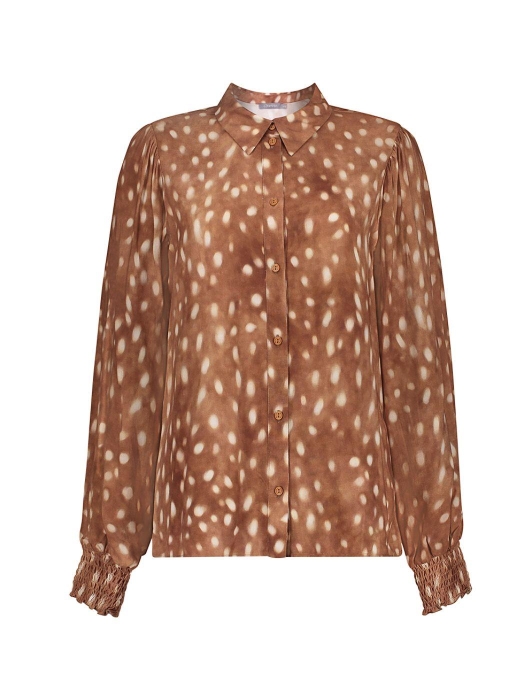Geisha blouse 000735 Camel