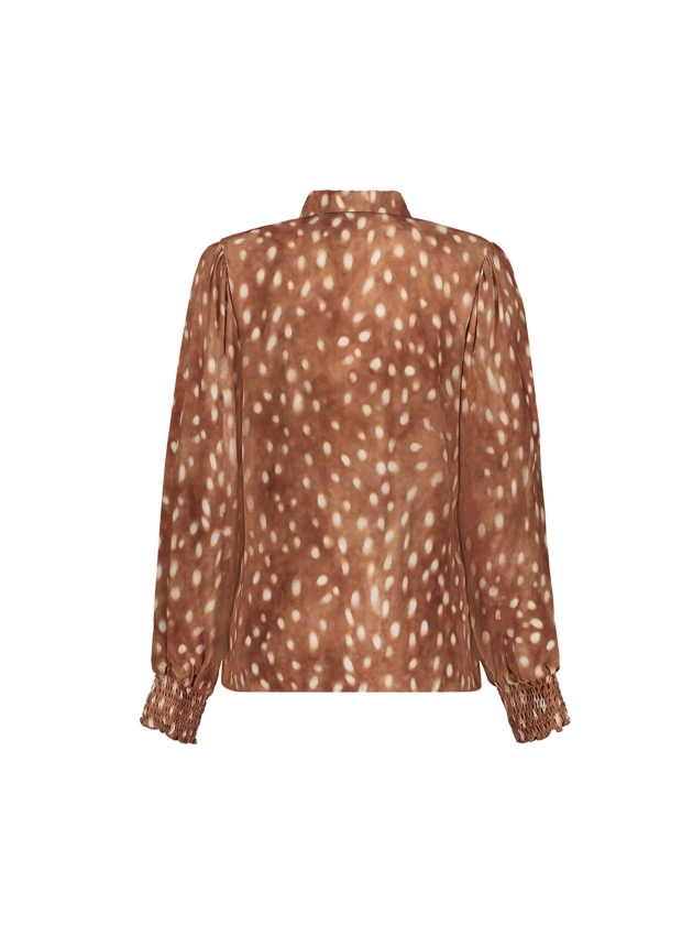 Geisha blouse 000735 Camel