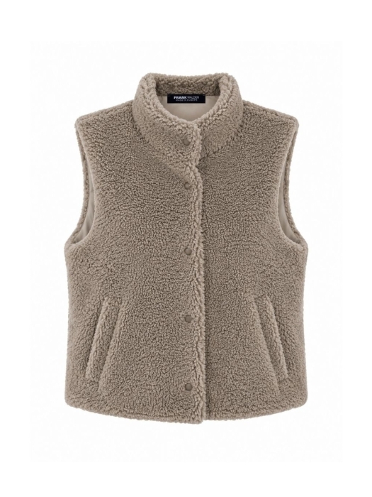 Frank Walder W61Weste 839 Beige/brown