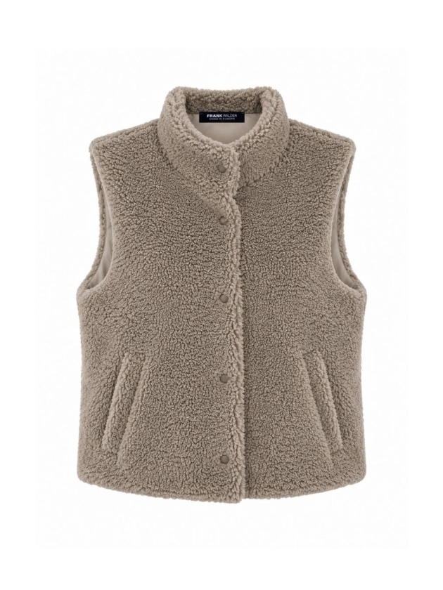 Frank Walder W61Weste 839 Beige/brown