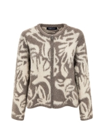 Frank Walder W61Strick 035/084 Beige/bro print
