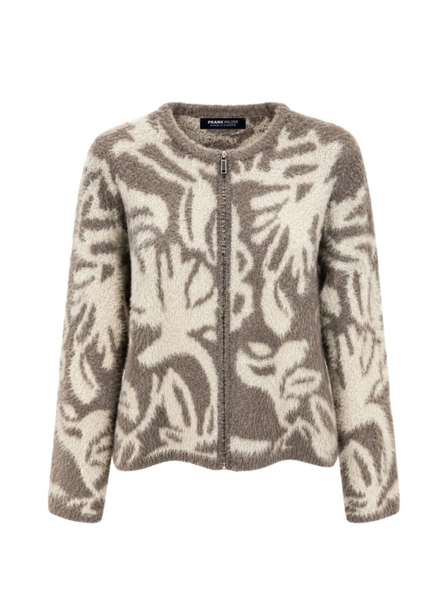 Frank Walder W61Strick 035/084 Beige/bro print