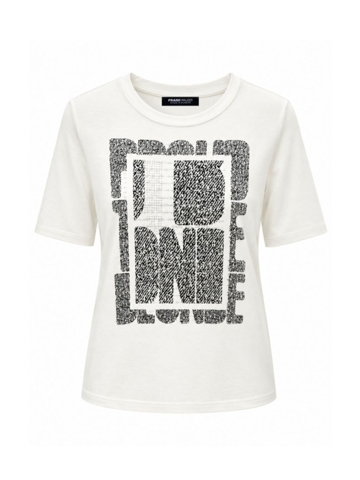 Frank Walder W62Top/TShirt 616/090 White print